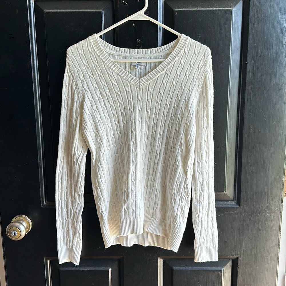 Croft and barrow knitted sweatshirt. Size XS. Worn once.